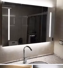 Safety Backed Silver Mirror Copper Free Mirror Glass Decorative Bathroom Safety Clear Float Antique Mirror /Ultra Clear Tempered Laminated Glass Mirror