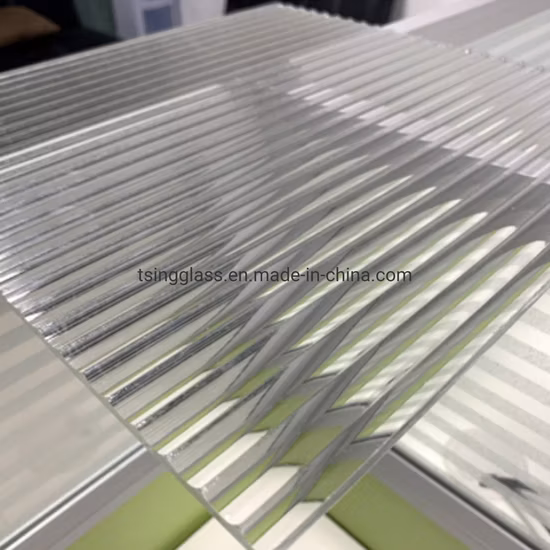 3mm-8mm Clear & Low Iron Patterned Glass with Various Patterns